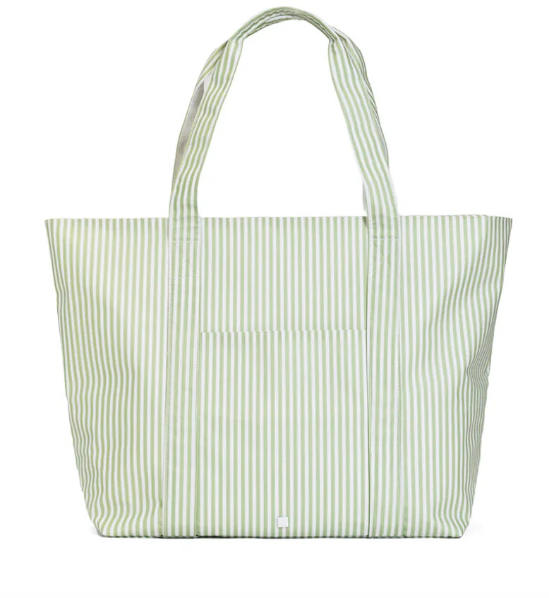 Pimlico Stripe Sage Jumbo XL Tote | Morrow and Main
