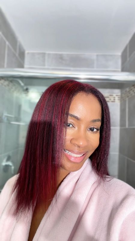 Hair color refresh, I always use red rinse to color my hair and grey, but the tools and products are essential! Natural hair, Hair over 40, Hair dye, Hair tools

#LTKVideo #LTKbeauty