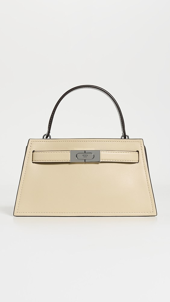 Tory Burch Lee Radziwill Pebbled Top Handle Petite Bag | Shopbop | Shopbop