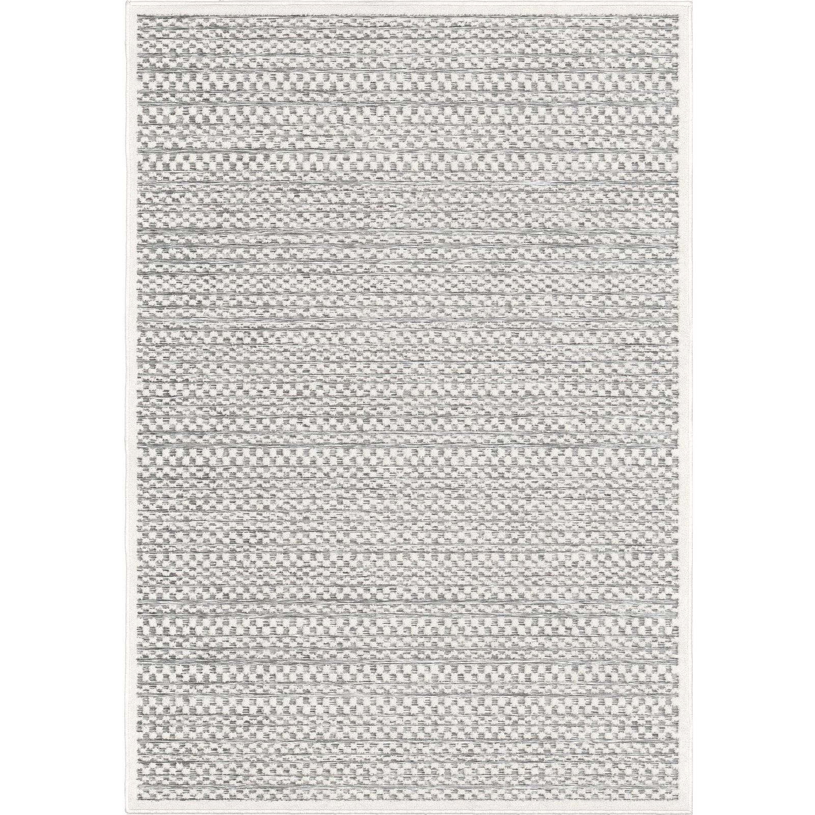 Striped Indoor / Outdoor Area Rug in White | Wayfair Professional