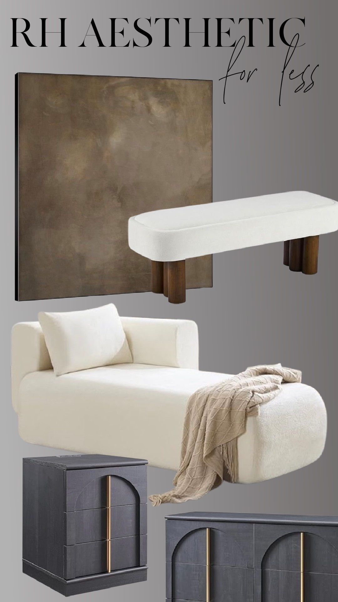 RH aesthetic for less. Sculptural silhouettes, soft neutrals, and timeless pieces that give that quiet luxury look—without the designer price tag. Everything linked here.

#LTKSaleAlert #LTKHome