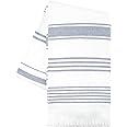 Sticky Toffee Bath Towel Turkish Towel 100% Cotton, Hammam White Towel, Soft and Absorbent Terry ... | Amazon (US)