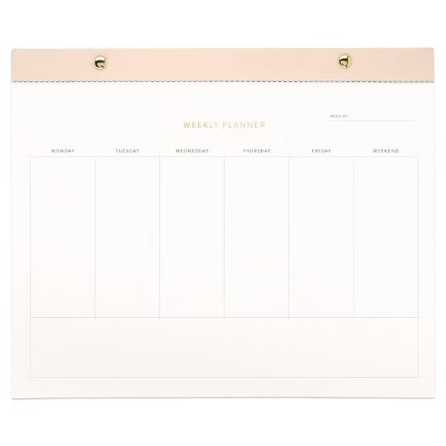 Undated Weekly Planning Pad 8.5" x 10.5" - Sugar Paper Essentials | Target