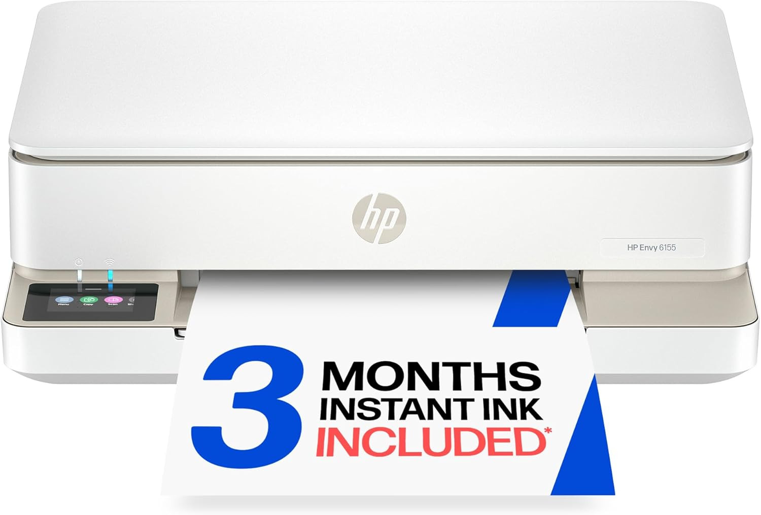 HP Envy 6155 Wireless All-in-One Color Inkjet Printer, Print, Scan, Copy, Duplex Printing Best-for-Home, 3 Month Trial of Instant Ink Included, AI-Capable (C2WR7A) Portobello | Amazon (US)