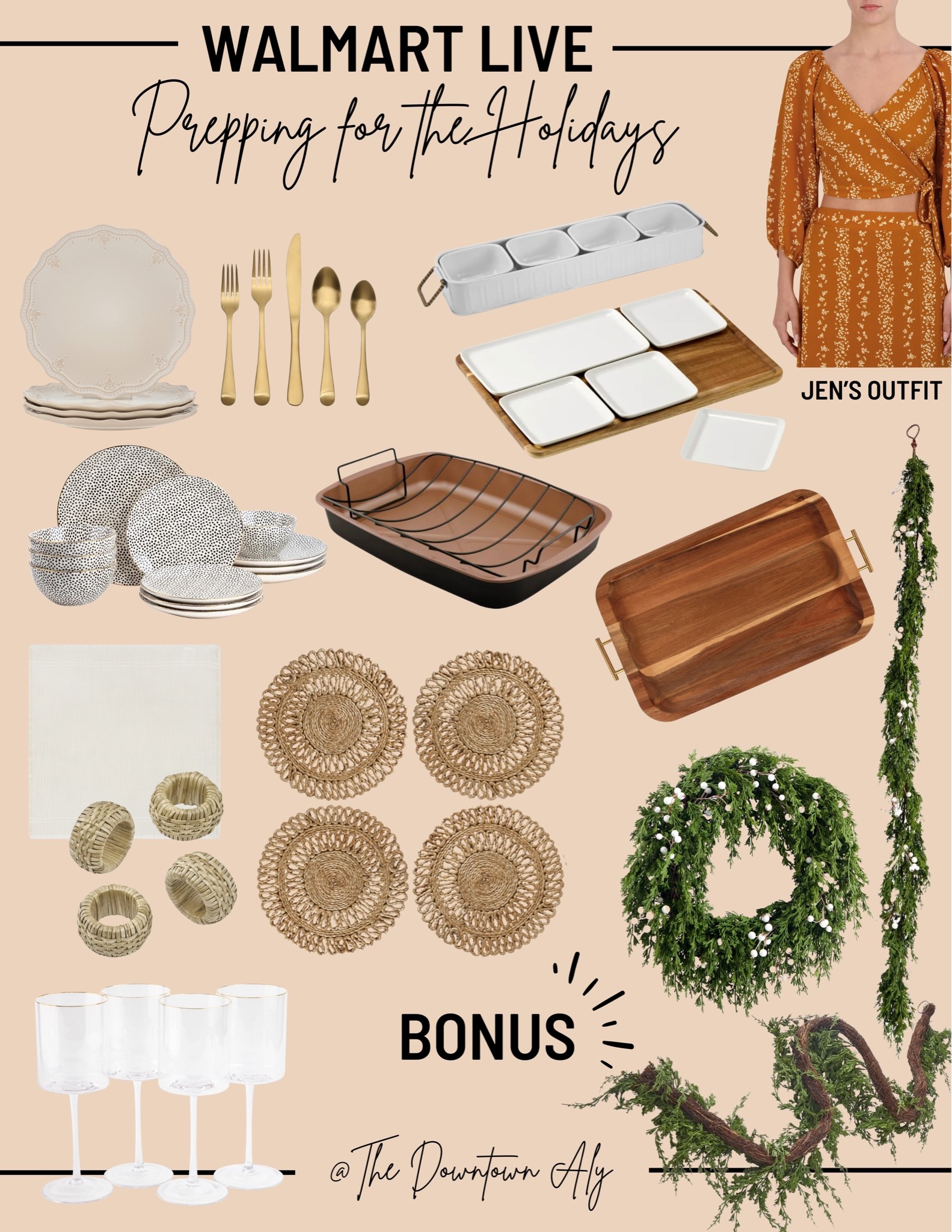 Holiday hosting? Prep your dining table with all Walmart essentials. Thanksgiving or Christmas 