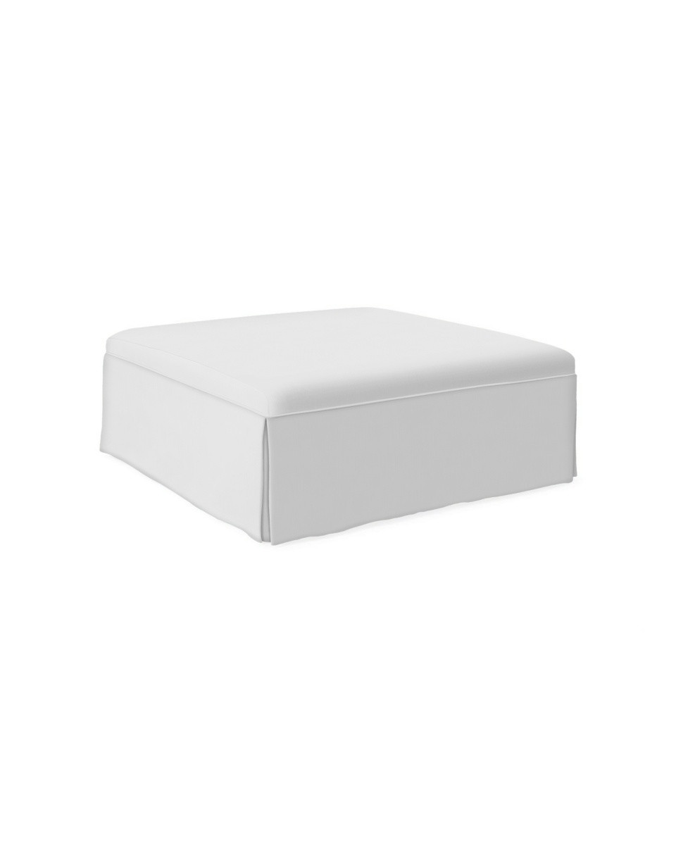 Harrison Ottoman - Skirted | Serena and Lily