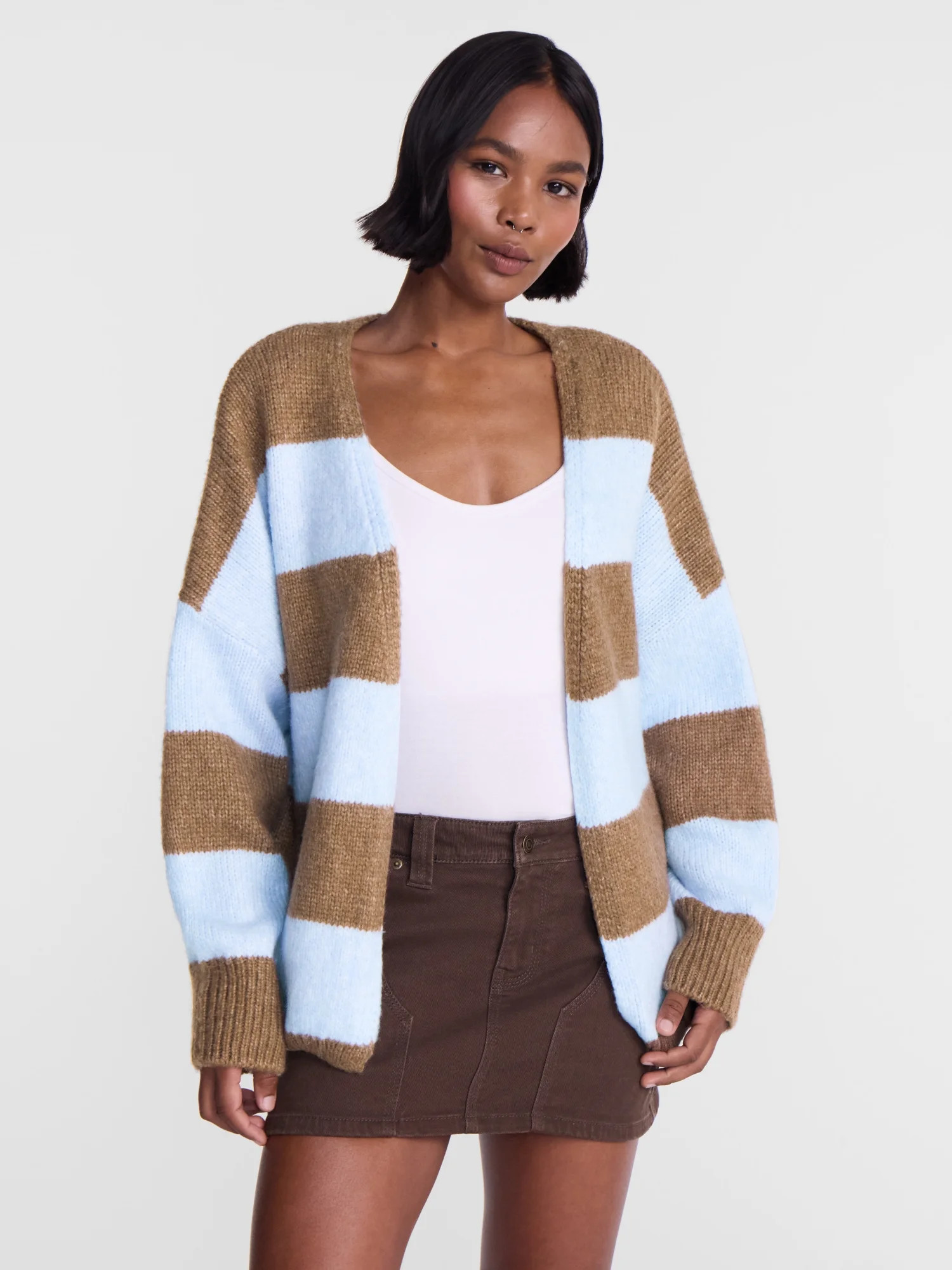 No Boundaries Open Front Cardigan, Women's XXS-4X | Walmart (US)