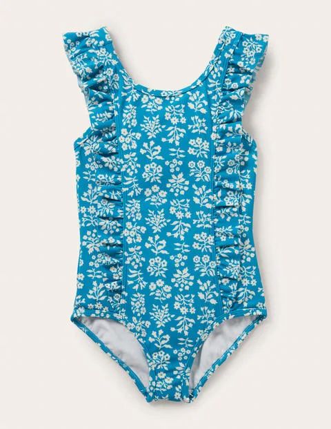 Frilly Strap Swimsuit | Boden (US)