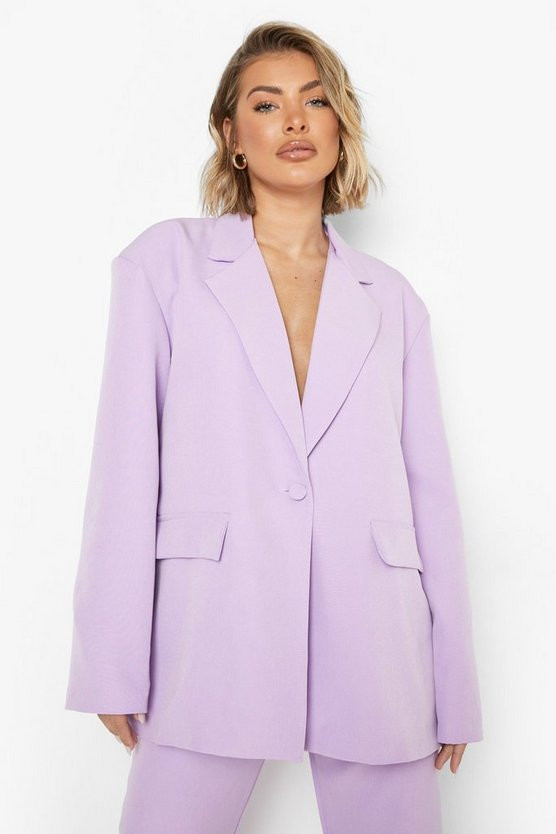 Drop Shoulder Relaxed Fit Blazer | Boohoo.com (UK & IE)
