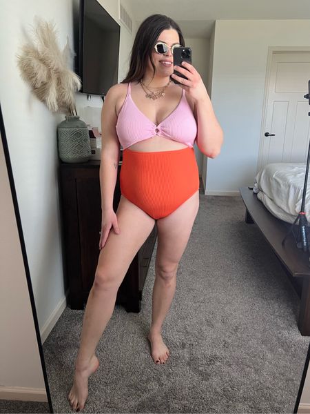 Size xl in these Walmart swimsuits!

These are the perfect midsize swimsuit styles because they have amazing tummy coverage and booty coverage and are so mom friendly!! I’m throwing the black ones in my suitcase for our vacation next week 👀 

#Midsize #MidsizeFashion #Size12 #Size14 #SpringFashion #SummerFashion #OutfitIdea mid his outfit, midsize swimsuit, swimsuit hall, plus size swimsuit, curvy swimsuit, vacation outfits, resort wear
 
 #LTKsalealert #LTKmidsize #LTKswim



#LTKfindsunder50 #LTKtravel #LTKplussize
