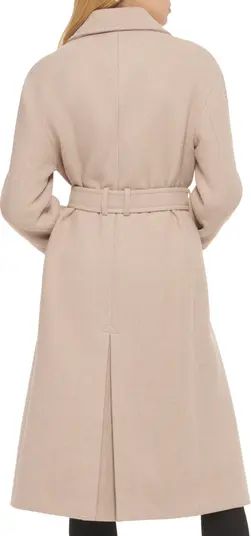 Cole Haan Signature Oversize Belted Basket Weave Wool Blend Wrap Coat | Nordstrom | Nordstrom