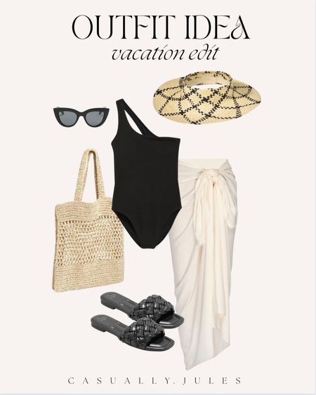 Outfit idea: vacation edit! All pieces under/around $50! 

Beach style summer vacation resort wear swimwear 

#LTKswim #LTKstyletip #LTKunder50