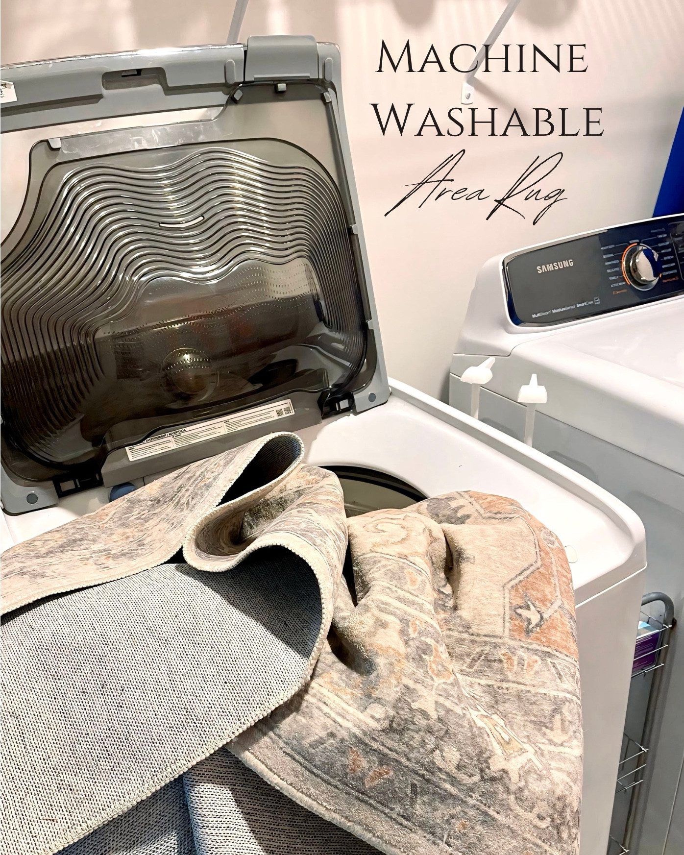 Sunday resets just became a whole lot easier with this machine washable area rug from Walmart! 🤩 Not only can it be tossed into the washing machine, but it’s so easy to spot clean in between washings and is SO soft. I dried mine in the dryer and it came out perfect. Several patterns and sizes available and super affordable. 🤍

#LTKFindsUnder100 #LTKHome #LTKStyleTip