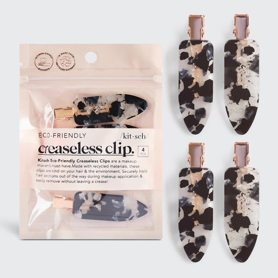 Creaseless Hair Clips 4pc Set | Kitsch