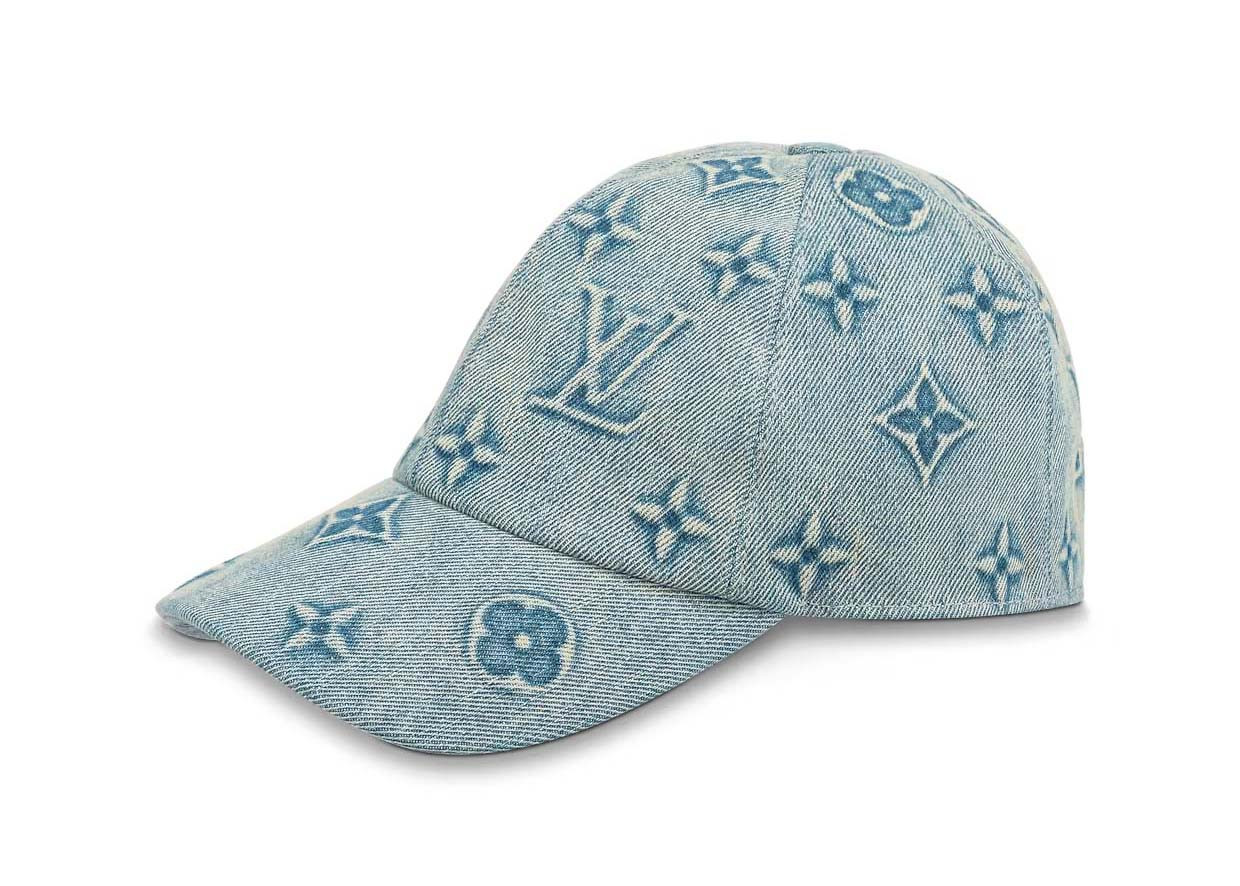 Men's Louis Vuitton Monogram Washed Denim Cap in Blue Denim | StockX