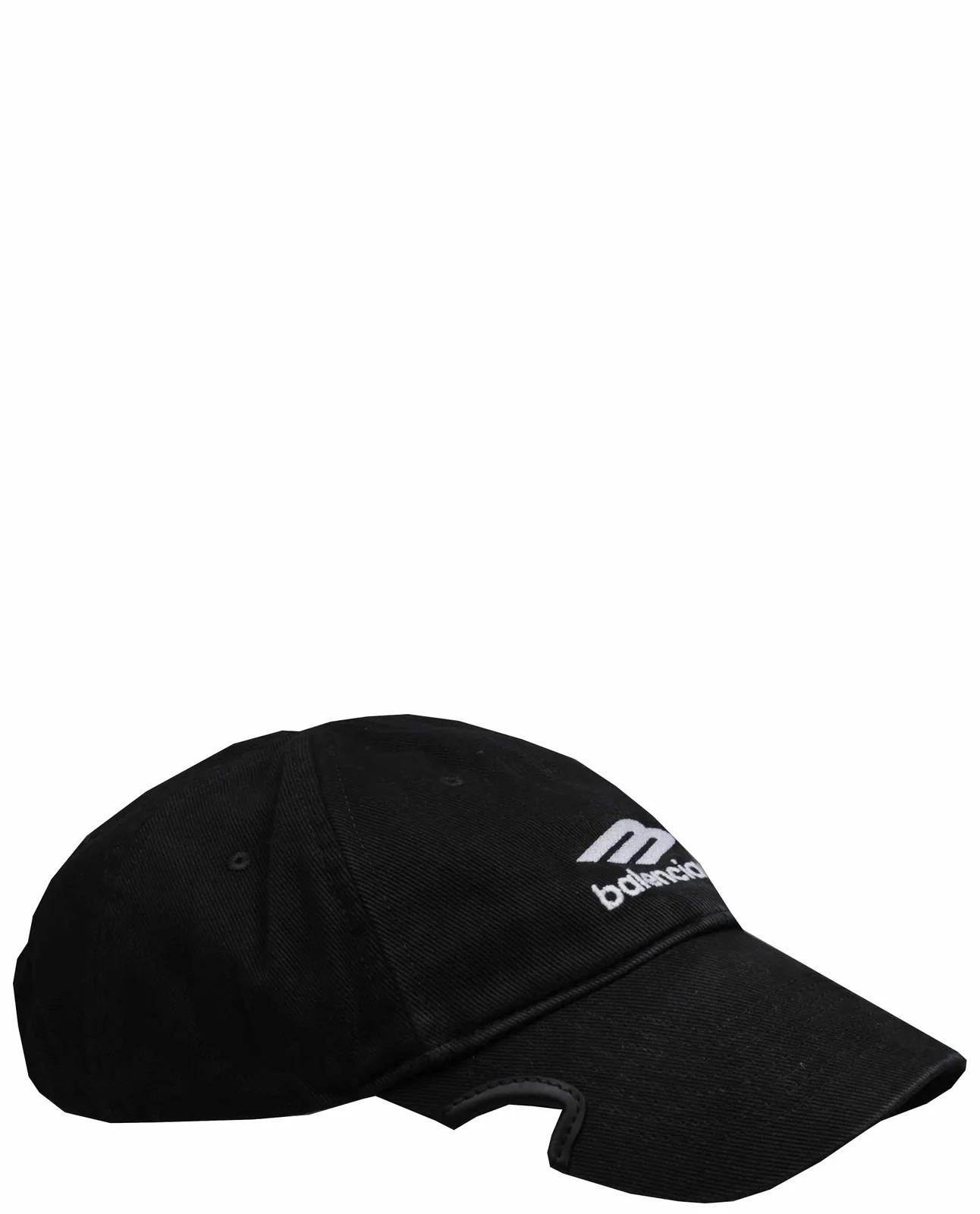 Balenciaga Logo Embroidered Cut-Out Baseball Cap | Cettire Global