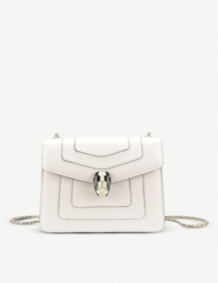 Serpenti Forever leather cross-body bag | Selfridges