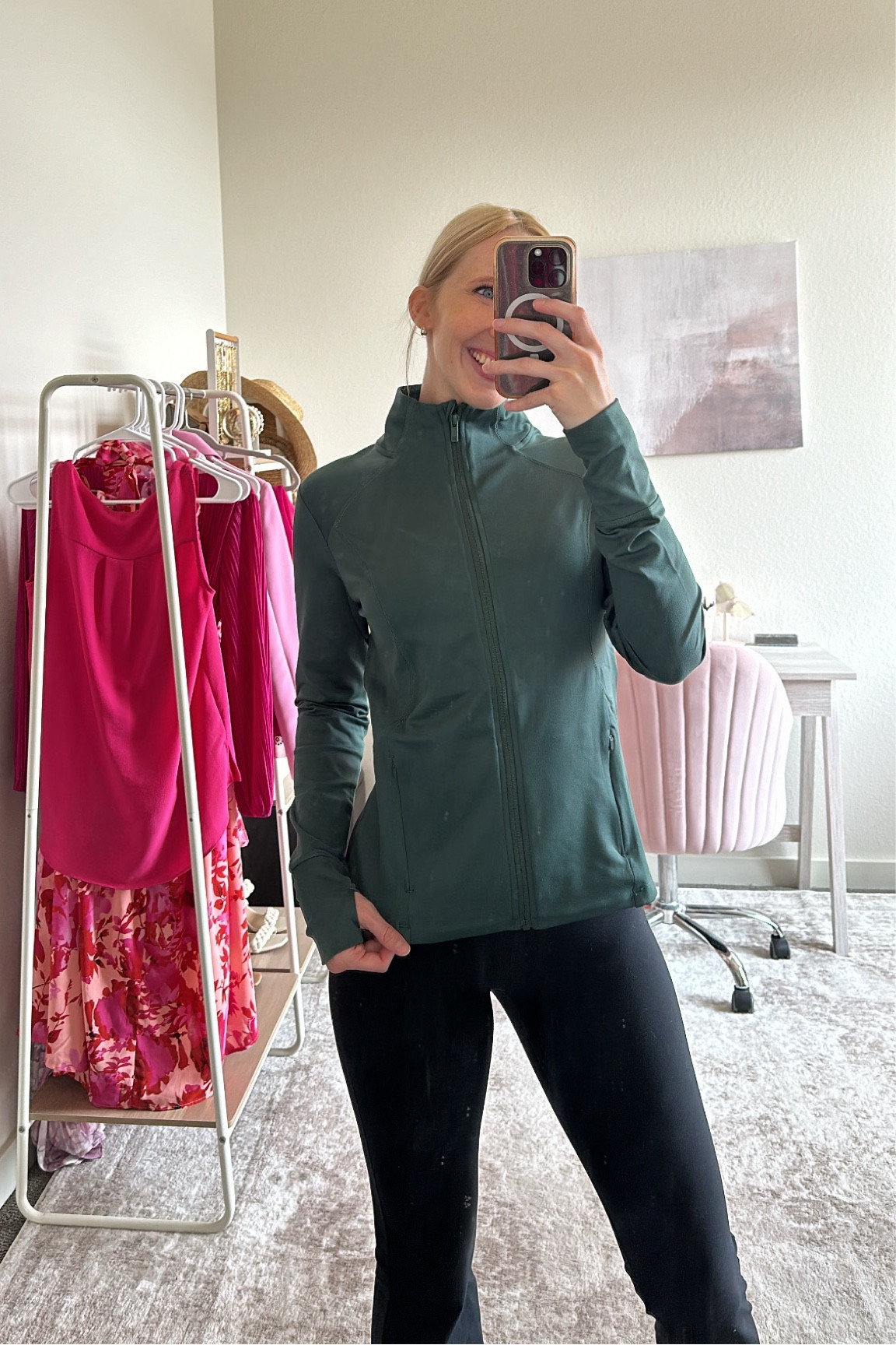 40% off Target activewear: Full zip jacket 😍

Dark green active jacket - size XS, has thumb holes, so soft!

Black flare leggings - these are the Abercrombie YPB flare leggings and I’m wearing them in a XS short (I’m 5,6”) they run long! These are the most comfy leggings ever!

Linking more activewear and comfy travel outfits below!

#LTKGiftGuide #LTKCyberWeek #LTKActive