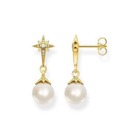 Earrings pearl star gold | Thomas Sabo (UK)