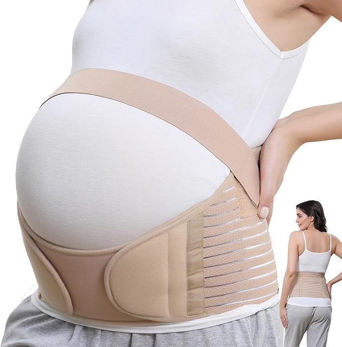 NeoTech Care Pregnancy Belly Band Maternity Belt, Back/Abdomen/Waist/Pelvis Support (Size XXL, Be... | Amazon (US)