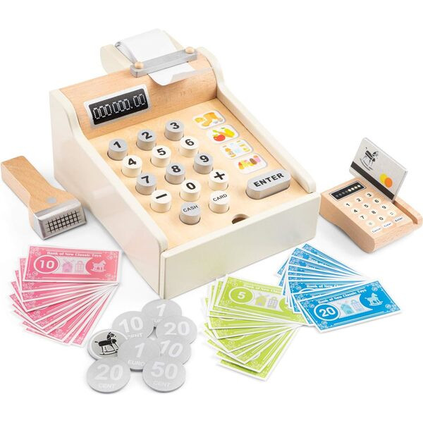 New Classic Toys Cash Register White | Maisonette
