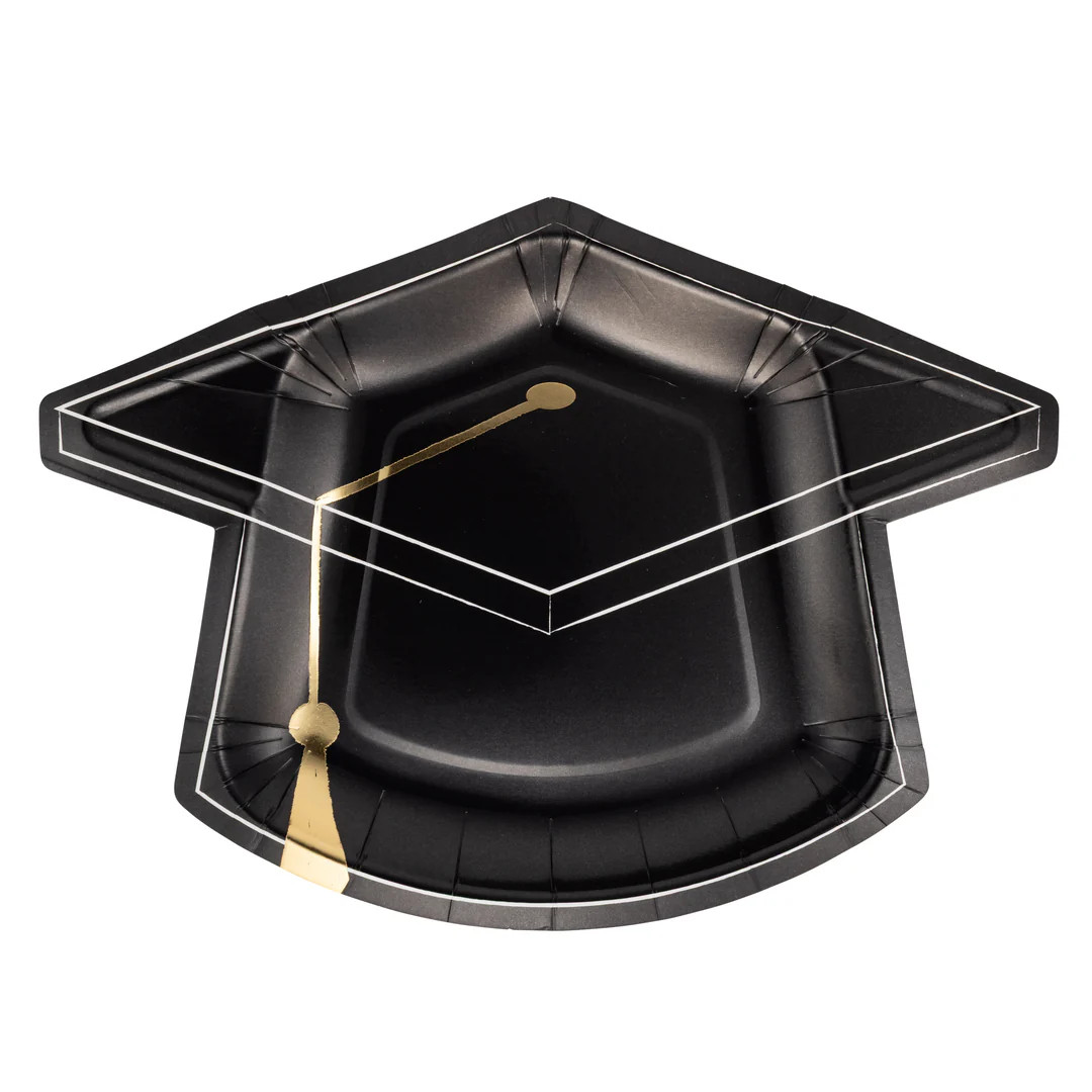 Black Cap Shaped Plate | My Mind's Eye