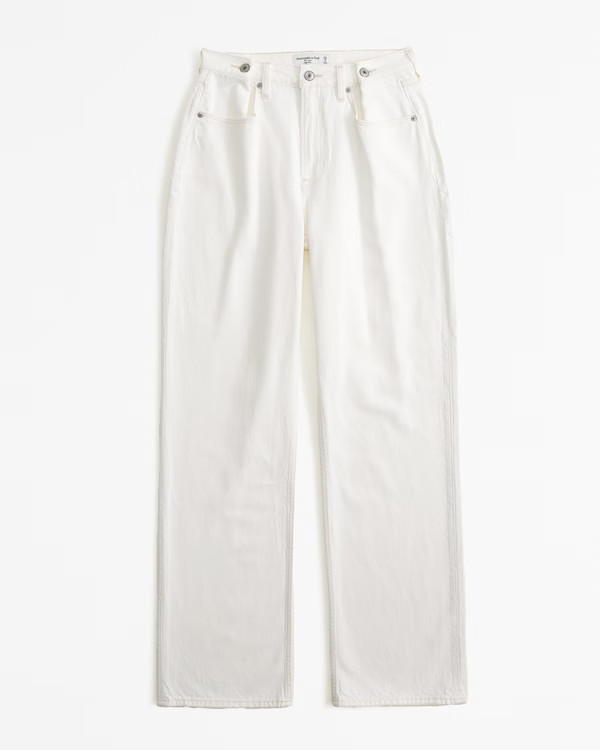 Curve Love High Rise Loose Jean | Abercrombie & Fitch (US)