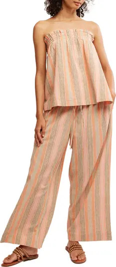 Free People Corfu Stripe Sleeveless Top & Wide Leg Pants | Nordstrom | Nordstrom