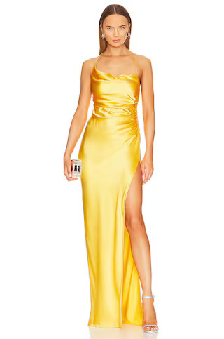 x REVOLVE Twist Cowl Ruched Gown
                    
                    The Sei | Revolve Clothing (Global)