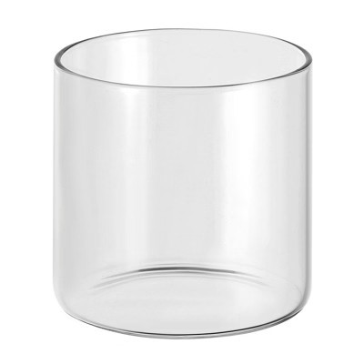Unique Bargains High Borosilicate Glass Wear Resistant Clear Cylinder Vase 3.1"x3.1" | Target