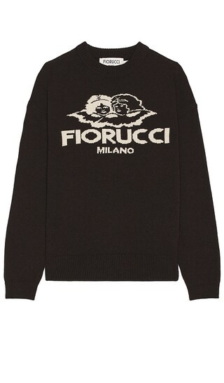 Milan Angels Intarsia Jumper in Brown | Revolve Clothing (Global)