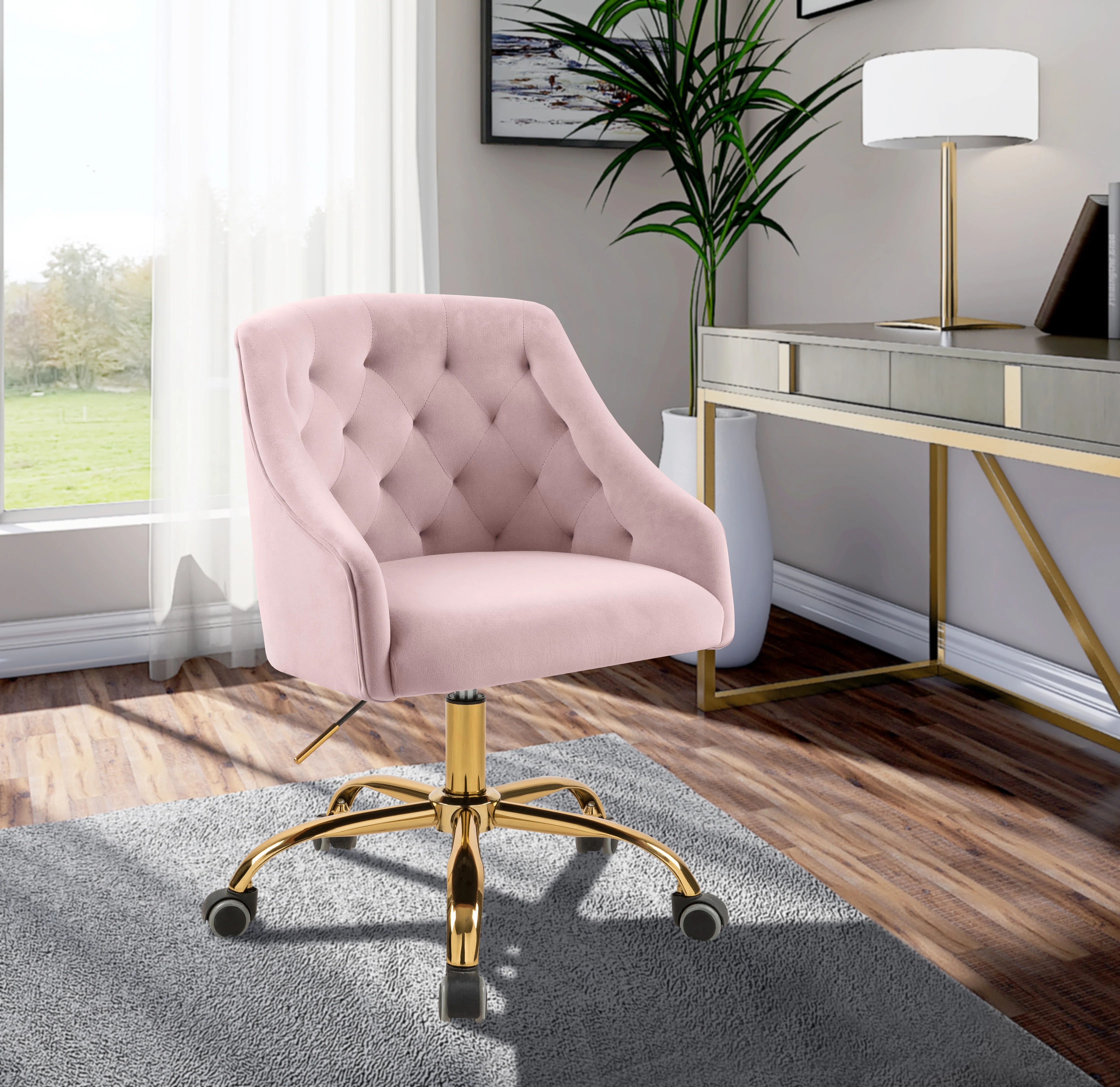 Willa Arlo™ Interiors Casimir Velvet Task Chair & Reviews - Wayfair Canada | Wayfair North America