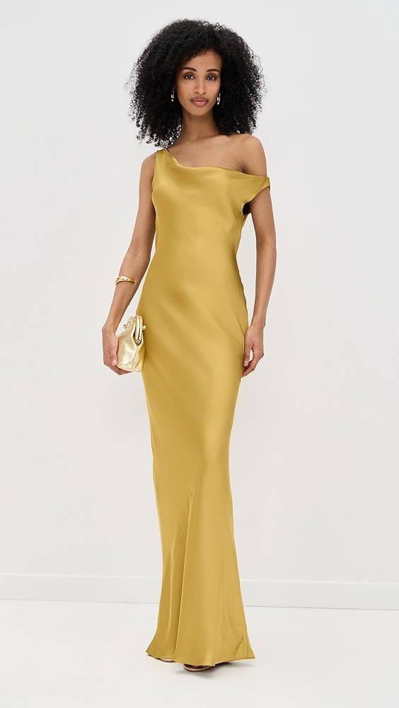 Norma Kamali Drop Shoulder Maria Gown | Shopbop | Shopbop