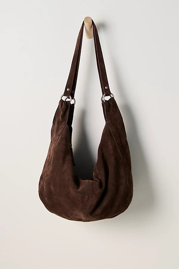Roma Suede Tote Bag at Free People in Espresso | Free People (UK)