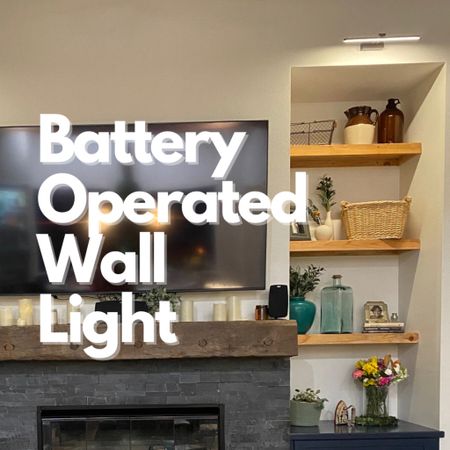 Add a little light to your wall with this battery operated, remote controlled, wall light  

#LTKstyletip #LTKhome