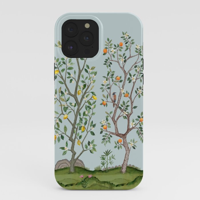 Chinoiserie Citrus Grove Mural Multicolor iPhone Case | Society6