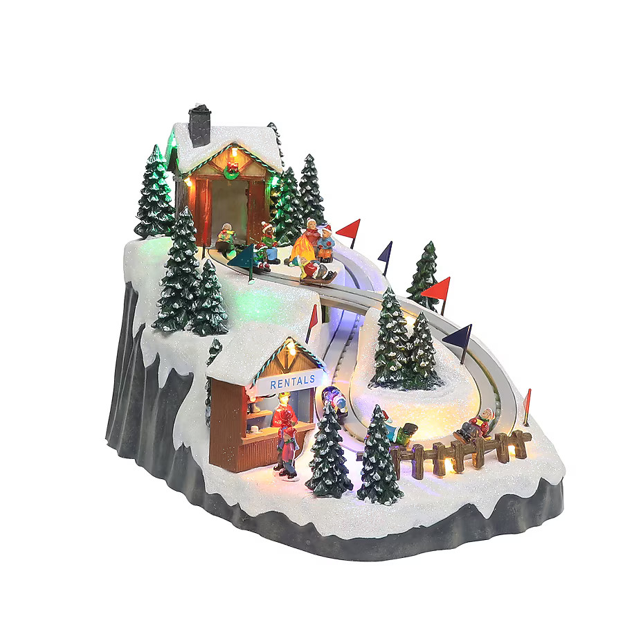 Carole Towne Lighted Musical Building | Lowe's