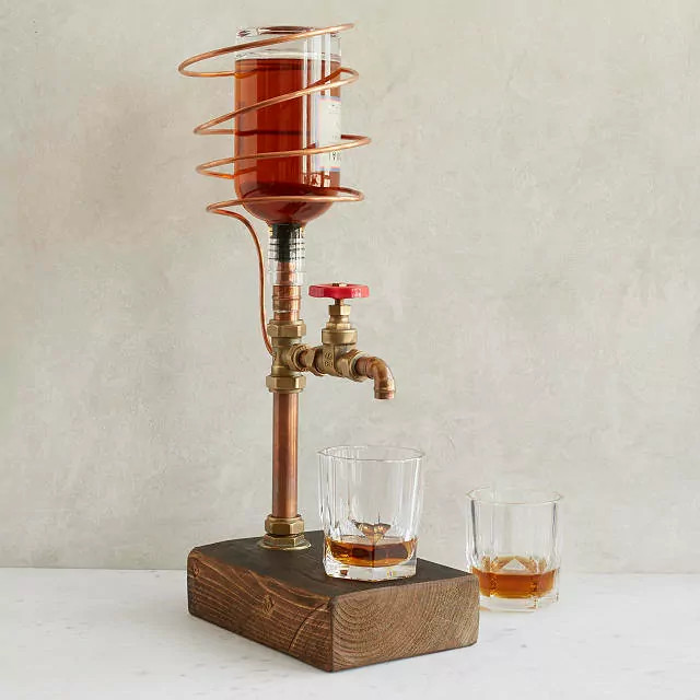 Industrial Brass & Copper Drink Dispenser | UncommonGoods