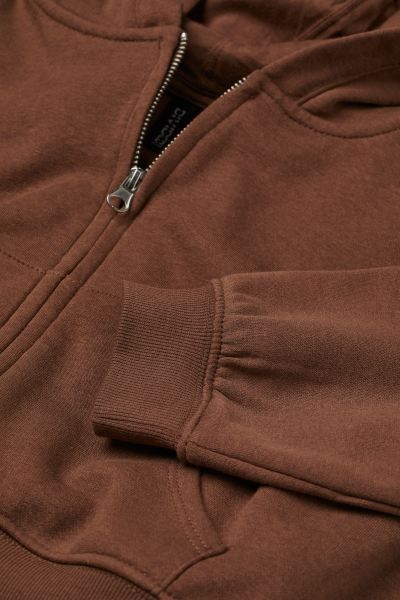 Short Hooded Sweatshirt Jacket | H&M (US + CA)