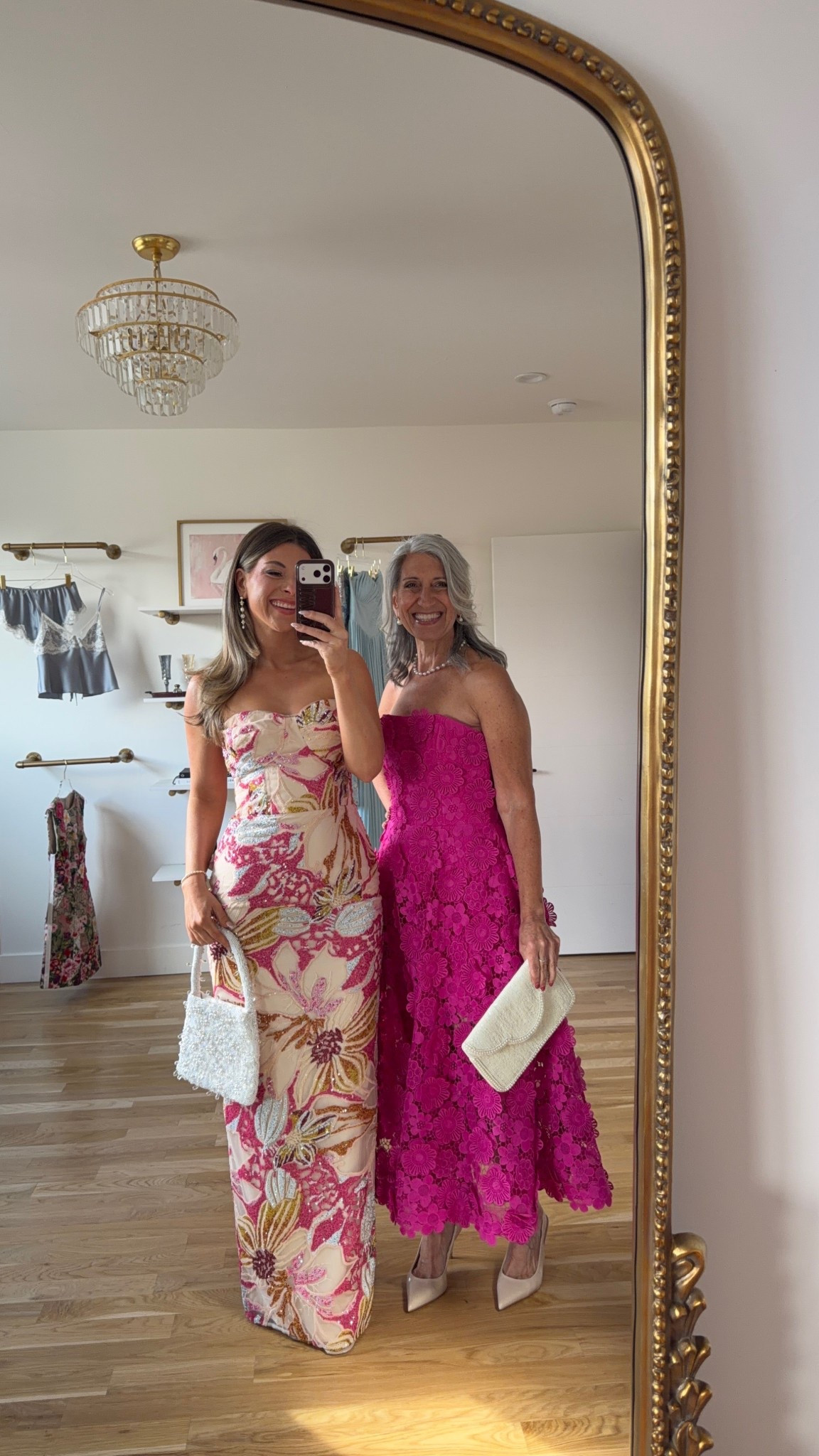 Mom and me strapless sequin/ floral wedding guest and formal event dresses  

i did my normal size 2
mom sized down to 4

Wedding guest
Formal event
Black tie
Floral
Metallic
Pleated
Mother of the bride
Special occasion 

#LTKSeasonal #LTKWedding #LTKgrwm
