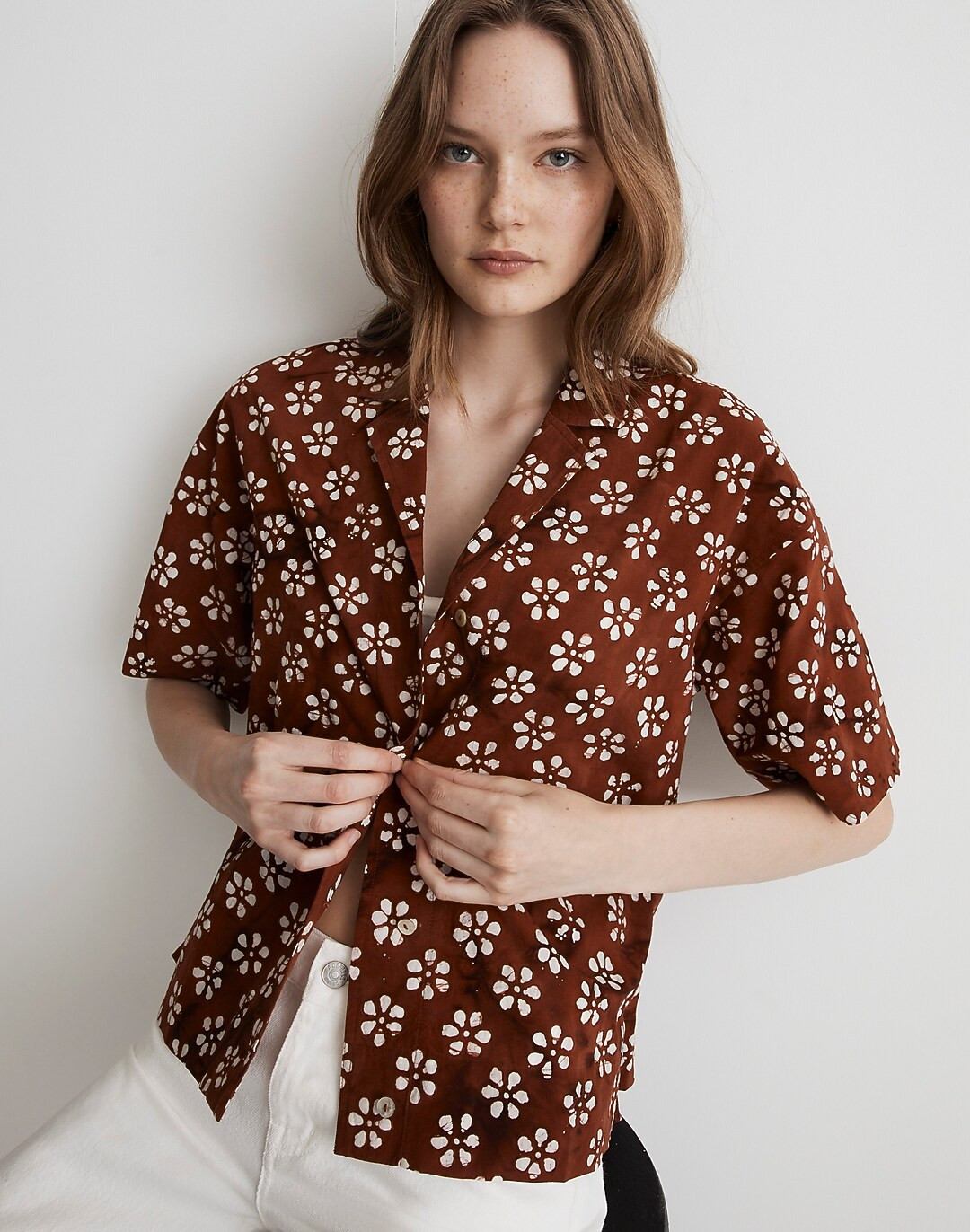 Bubble-Printed Button-Up Camp Shirt | Madewell