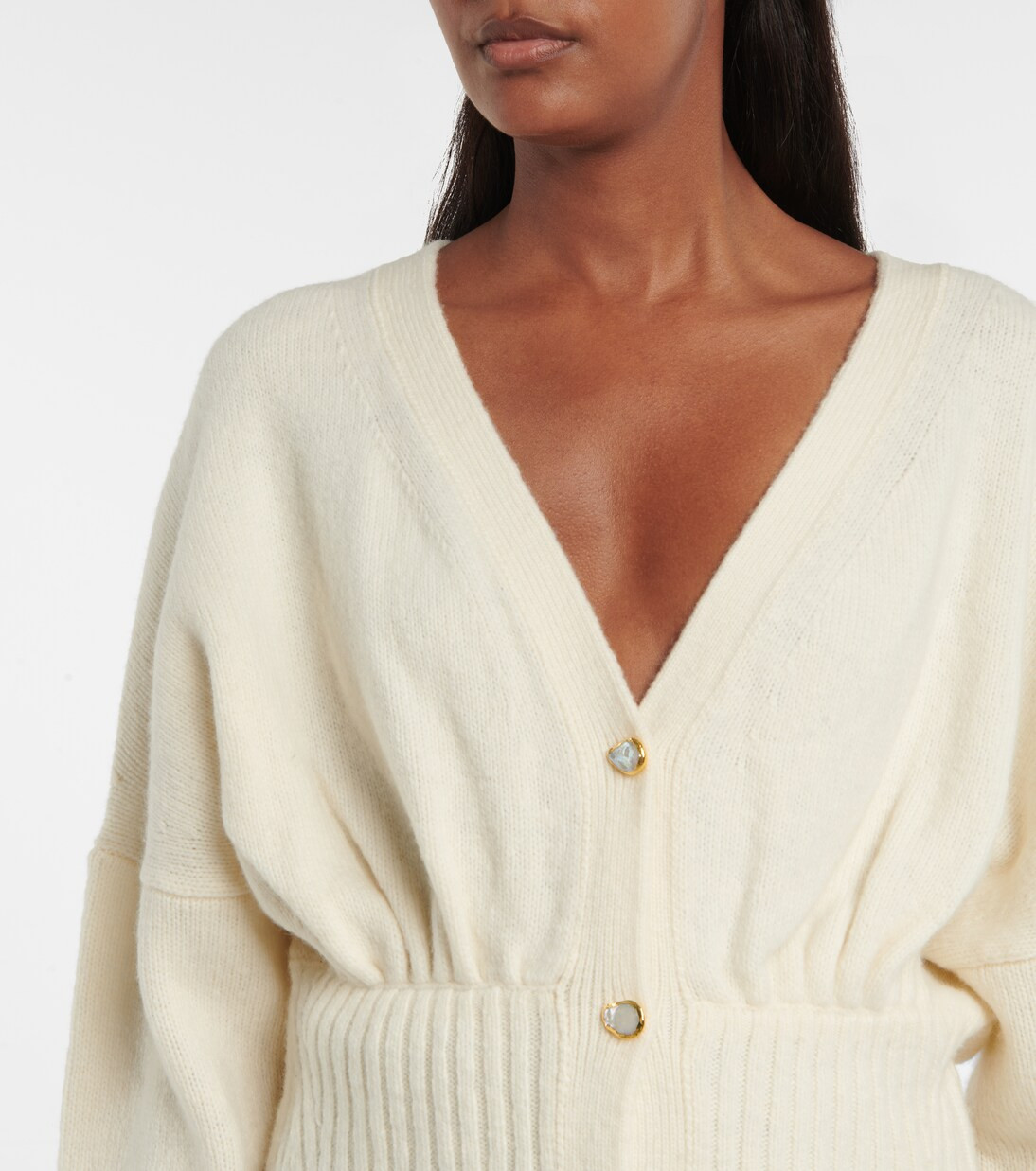 Luna wool and cashmere-blend cardigan | Mytheresa (UK)