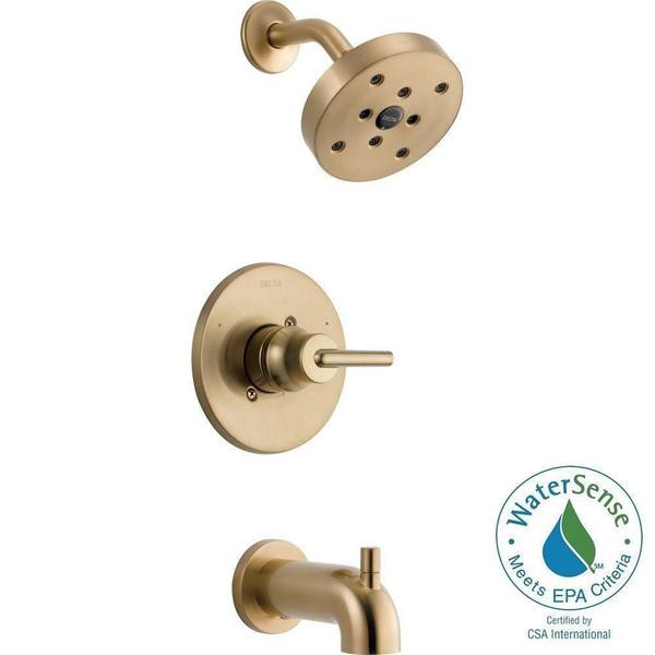 Delta Trinsic Monitor 14 Series H2Okinetic Tub & Shower Trim T14459-CZ Champagne Bronze | Bed Bath & Beyond