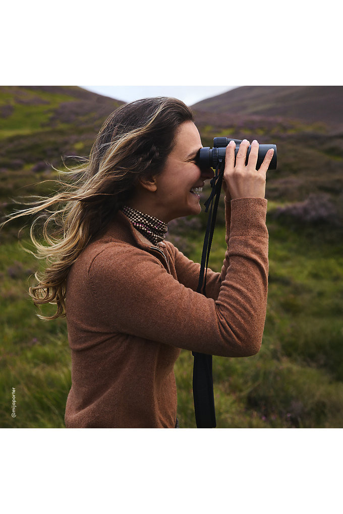 Women's Cashmere Quarter Zip Sweater - Lands' End - Brown - S | Lands' End (US)