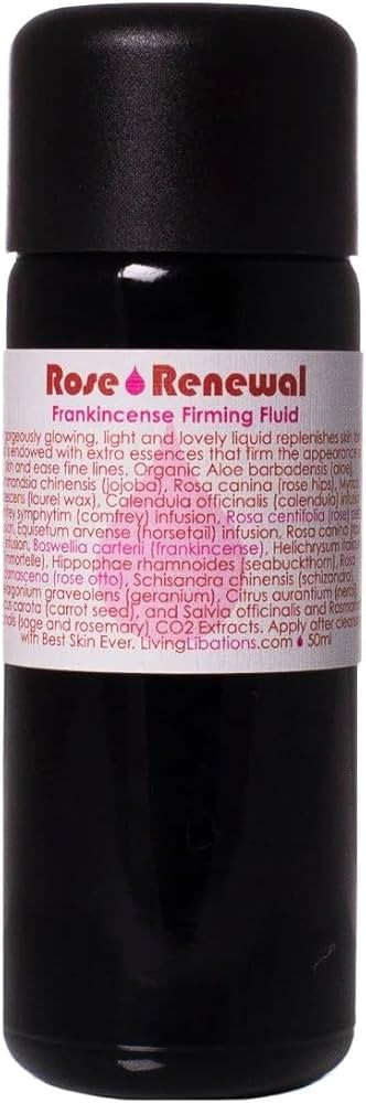 LIVING LIBATIONS - Organic Rose Cellular Renewal & Frankincense Firming Fluid | Natural, Wildcraf... | Amazon (US)