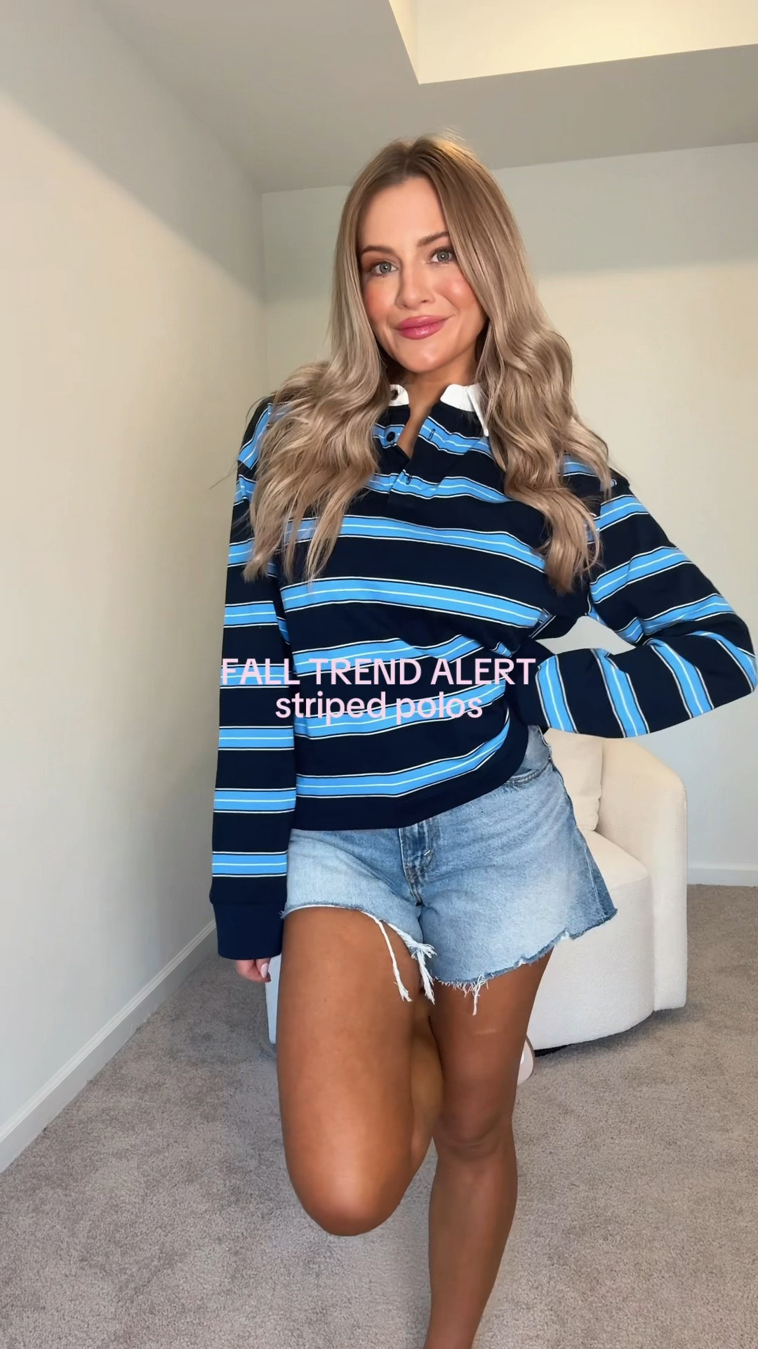 Fall’s preppiest comeback 💙 Striped polos are officially back in the rotation and I’m very into it.

#FallFashion #FallTrends #StripedPolo #PreppyStyle #FallOutfit

#LTKSeasonal #LTKSaleAlert #LTKootd