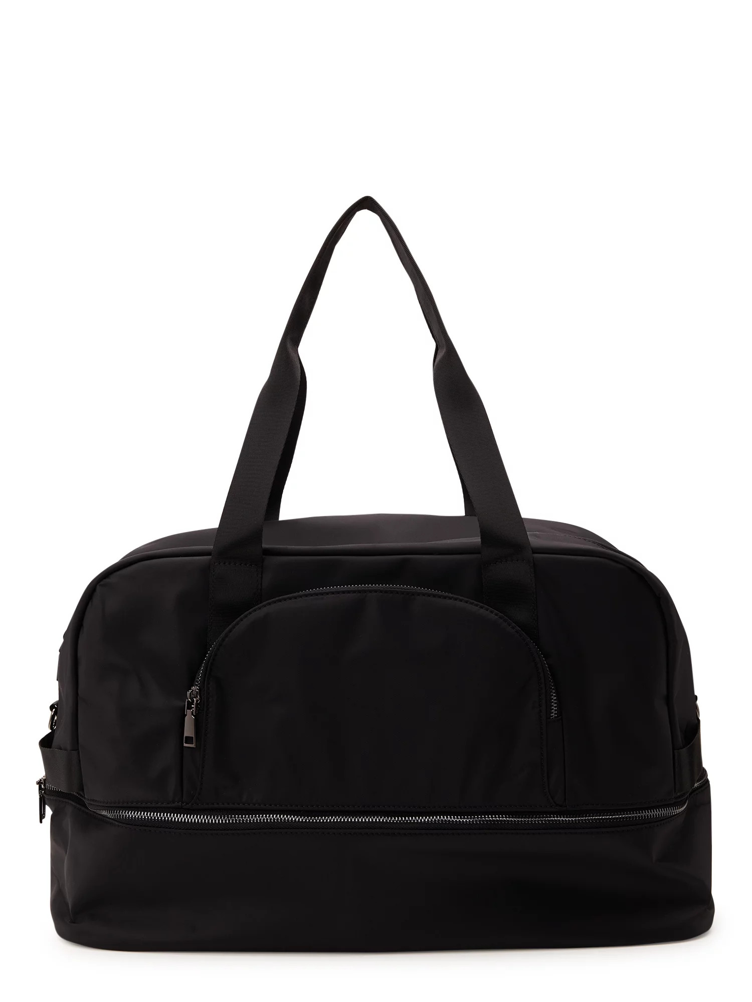 No Boundaries Women's Dome Weekender Duffel Bag, Black | Walmart (US)