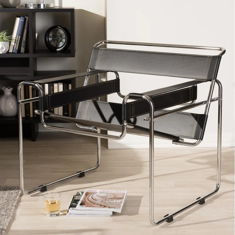 Henriquez Faux Leather Armchair | Wayfair North America