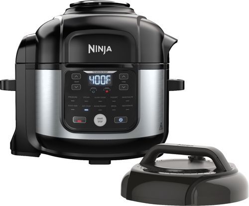 Ninja Foodi 8qt 9-in-1 Deluxe XL Digital Multi Cooker with Air Fryer - Stainless Steel/Black | Best Buy U.S.