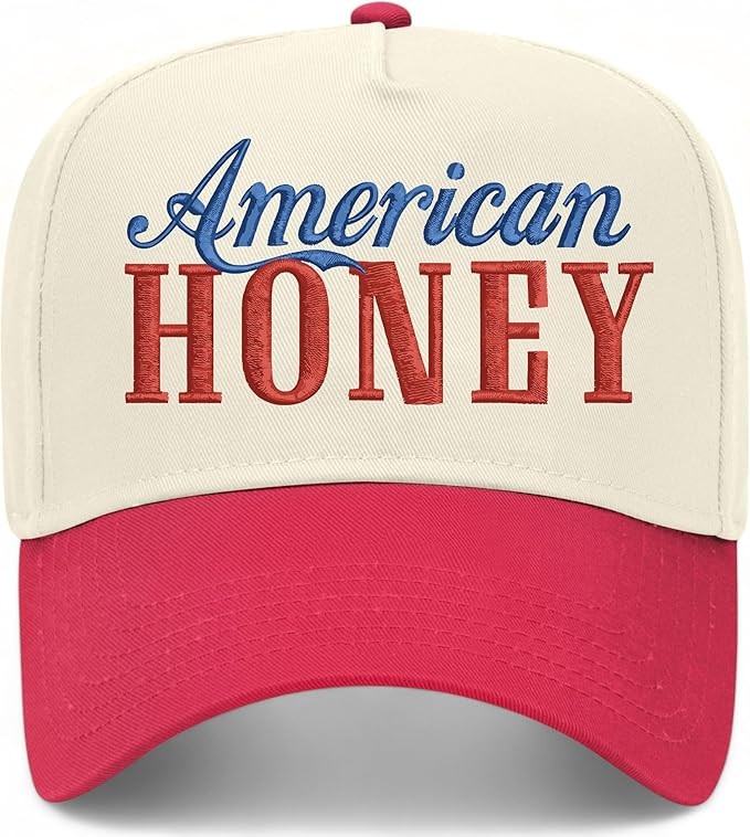 BROTHER TRUCKERS American Honey Stacked Hat (US, Alpha, One Size, Red/Natural) at Amazon Men’s ... | Amazon (US)